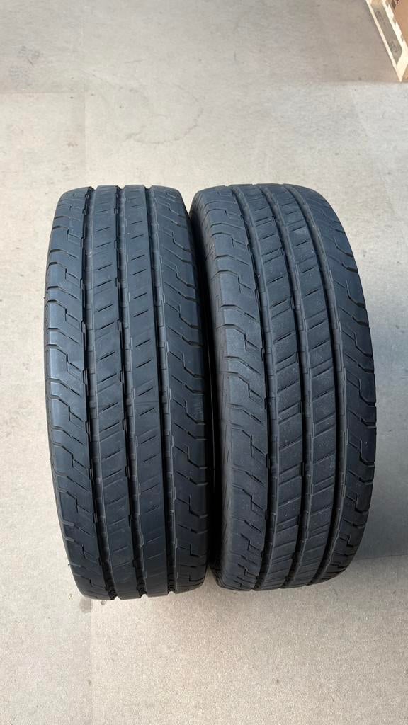 2x 225/75R16 Continental ContiVanContact 100 zomerbanden, Auto-onderdelen, Banden en Velgen, Ophalen, 16 inch, Band(en), Bestelwagen