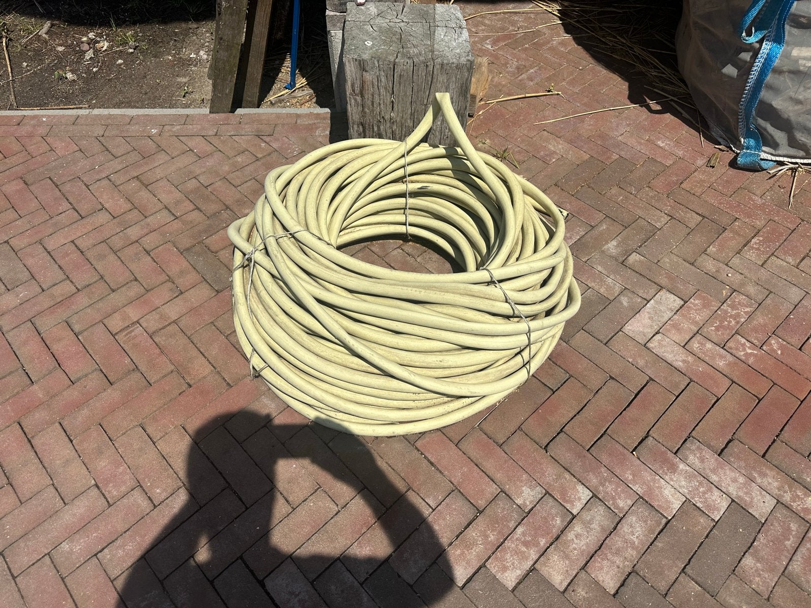 Gebruikte tuinslang 3/4 duim 100 meter, Ophalen, Gebruikt, Tuinslang