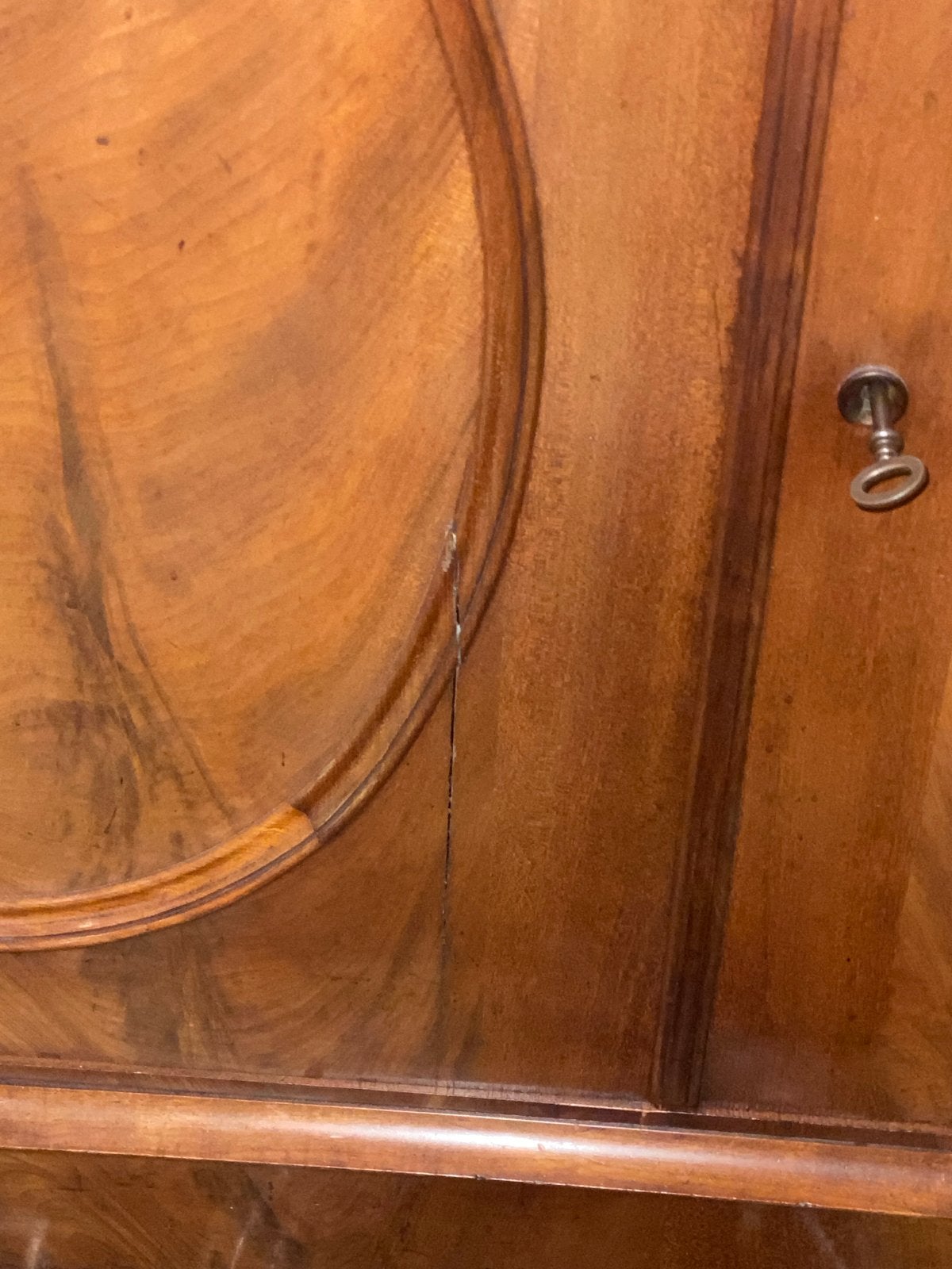 Antieke Kast met Spiegel - Klassiek Houten Meubel, Ophalen