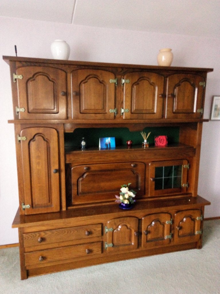 Woonkamer kast, Ophalen, Gebruikt, 200 cm of meer, Met deur(en)