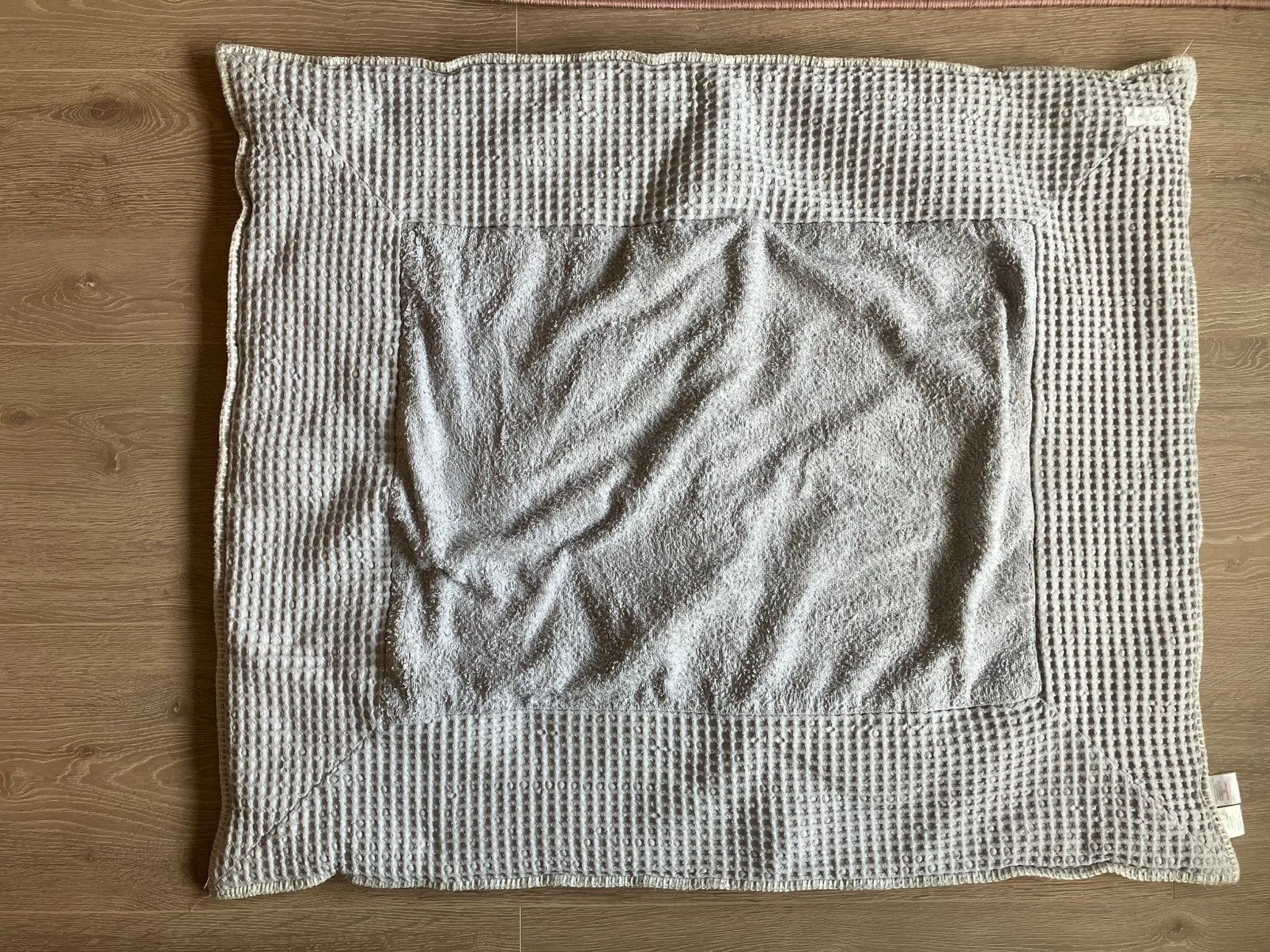 Koeka boxkleed wafel grijs/wit, Verzenden, Zo goed als nieuw