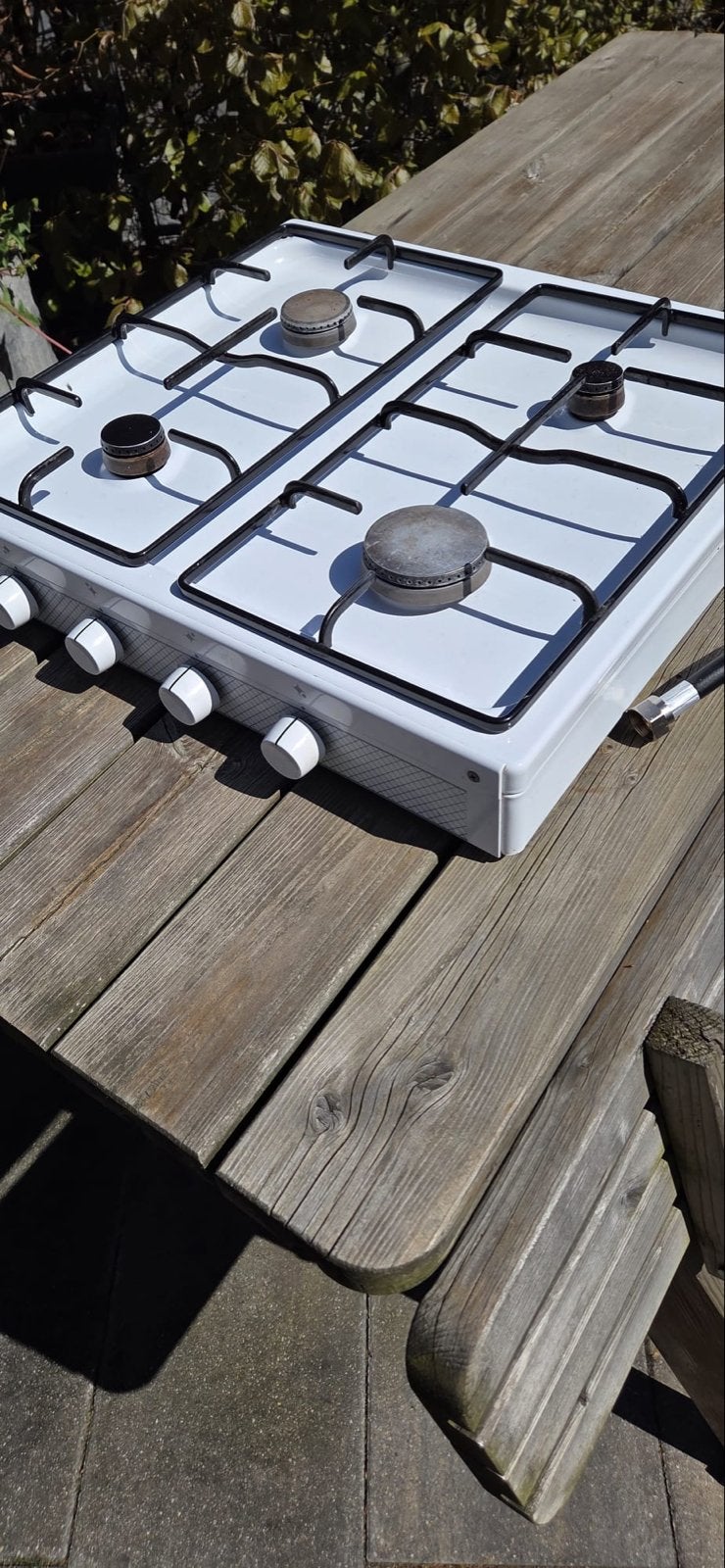 Beko Gasfornuis 4-pits - Wit, Vrijstaand, Gebruikt, Minder dan 85 cm, Gas, 4 kookzones