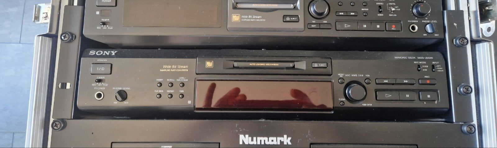 Sony MDS-J520 MiniDisc Deck - Hoogwaardige opname/weergave, Audio, Tv en Foto, Ophalen