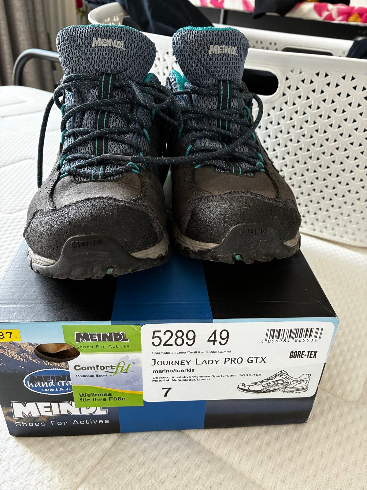 Meindl Journey Lady Pro GTX wandelschoenen - Maat 7, Ophalen of Verzenden, Gebruikt, Schoenen