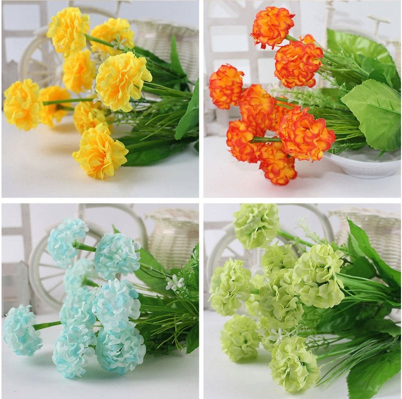 Kunst Hortensia / Nep Plant Bloemen Kunstplant Kunstbloemen, Verzenden, Nieuw, Kunstbloem