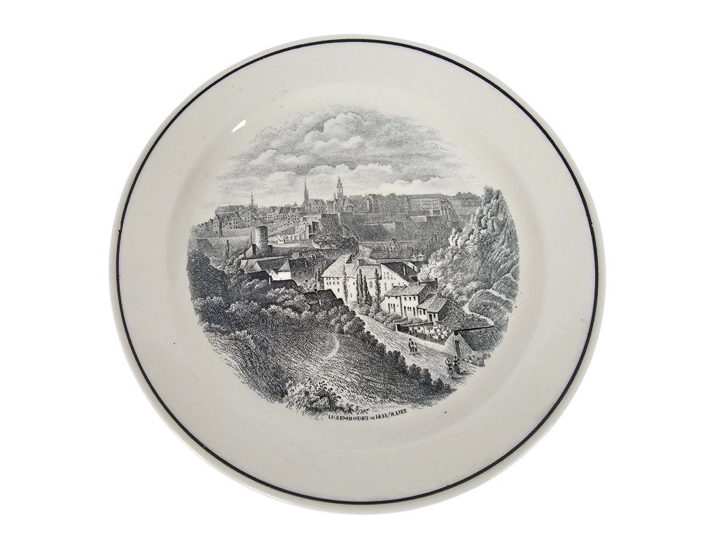 Villeroy & Boch -  Luxemburg in 1835 naar N. Liez - 70s, Ophalen of Verzenden