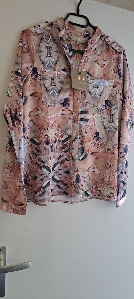 JOSH V Blouse met Kristalprint - Nieuw met kaartjes, JOSH V, Nieuw, Ophalen of Verzenden, Roze