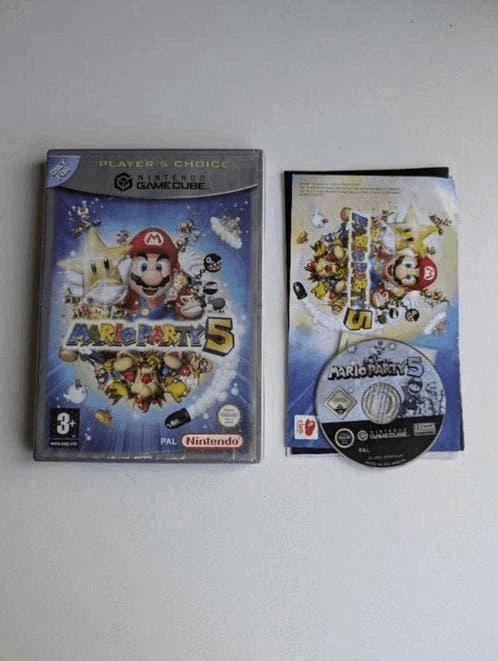 Mario party 5 NGC nintendo gamecube, 3 spelers of meer, Ophalen of Verzenden, Zo goed als nieuw, Vanaf 3 jaar
