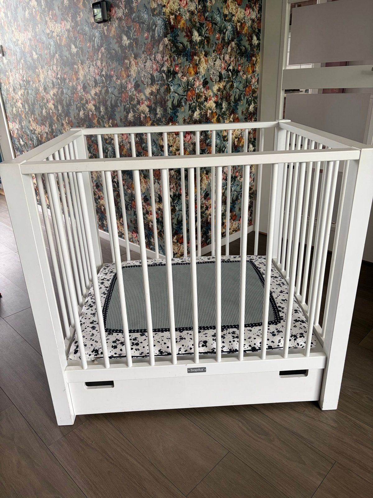 Bopita Box met lade en extra boxkleden, Ophalen of Verzenden, Gebruikt, Vierkant, Lade