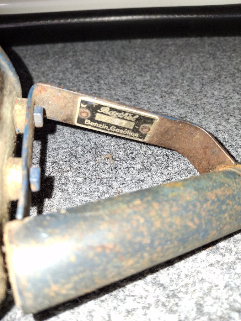 Antieke Barthel benzine soldeerlamp – messing, Ophalen