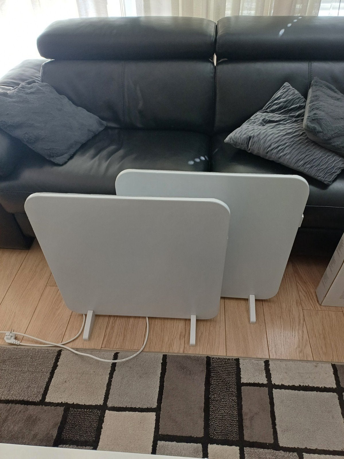 Set van 2 Sinji Smart Infrarood Paneelverwarmingen, Doe-het-zelf en Verbouw, Ophalen, 30 tot 80 cm, Gebruikt, Kachel