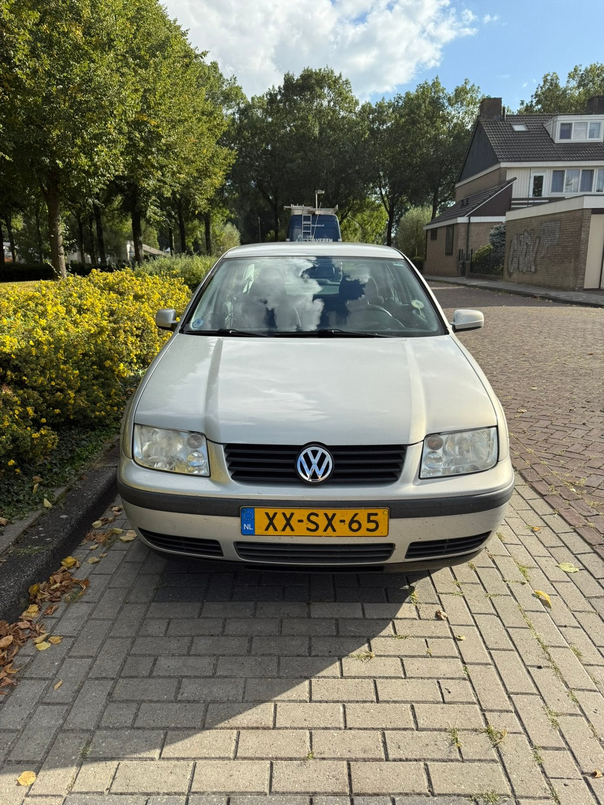 Volkswagen Bora 1.4 55KW 1999 Grijs, Auto's, Voorwielaandrijving, 74 pk, 4 cilinders, USB
