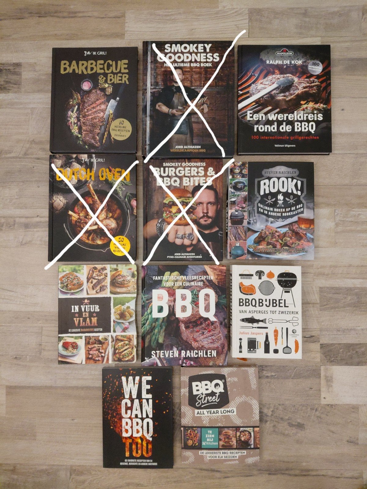 BBQ Kookboeken - diverse auteurs, Boeken, Kookboeken, Vegetarisch, Ophalen of Verzenden, Zo goed als nieuw, Hoofdgerechten