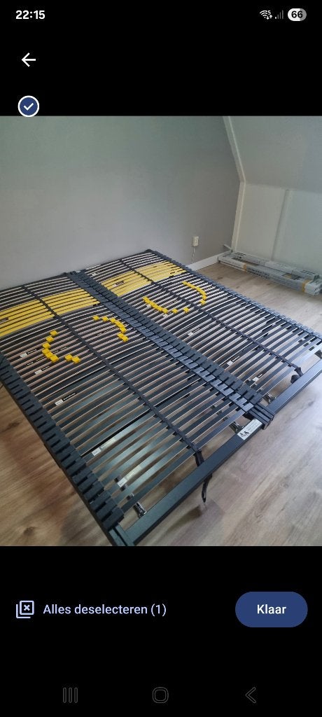 Bedbodems, Ophalen, Gebruikt, 90 cm, Eenpersoons