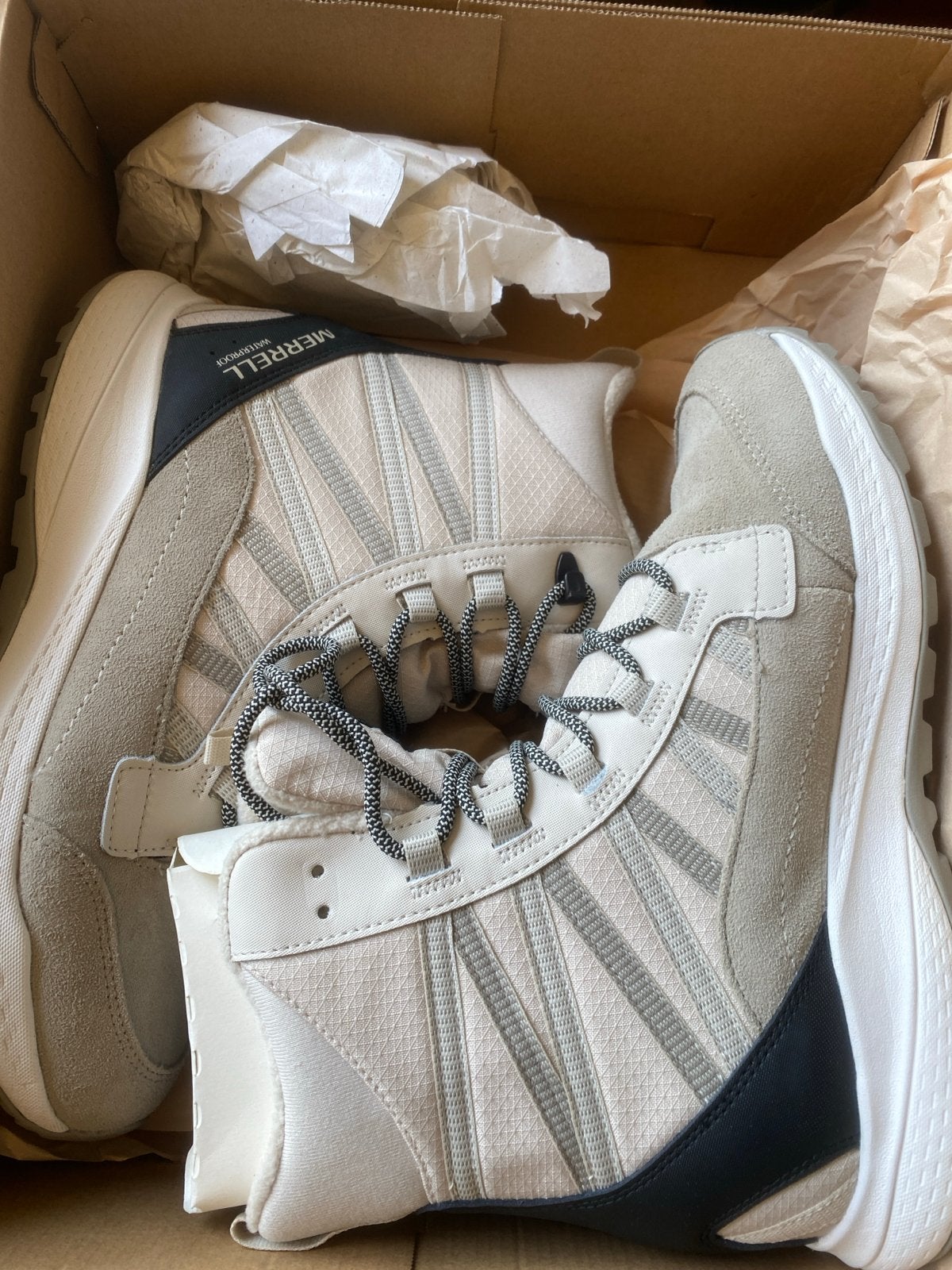 Nieuwe Merrell Bravada Edge 2 Thermo Mid WP Wandelschoenen, Beige, Onbekend, Nieuw, Onbekend