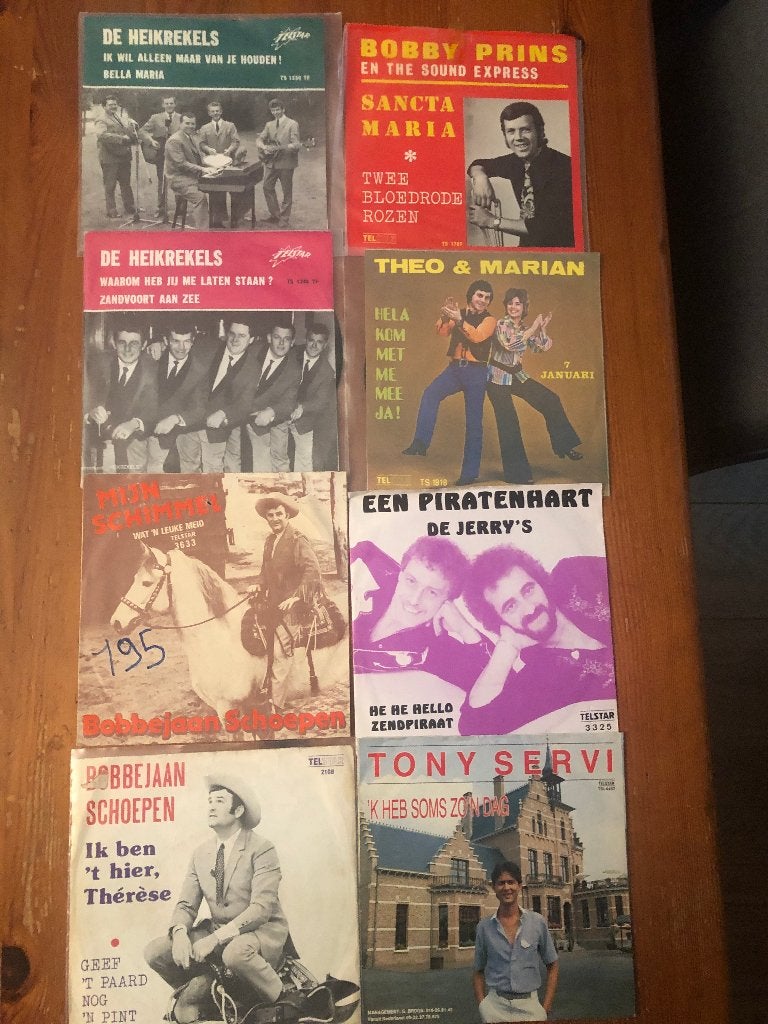 MUZIEKVERZAMELING NU TELSTAR SINGLE'S 96st., Cd's en Dvd's, Verzenden, Gebruikt, Nederlandstalig