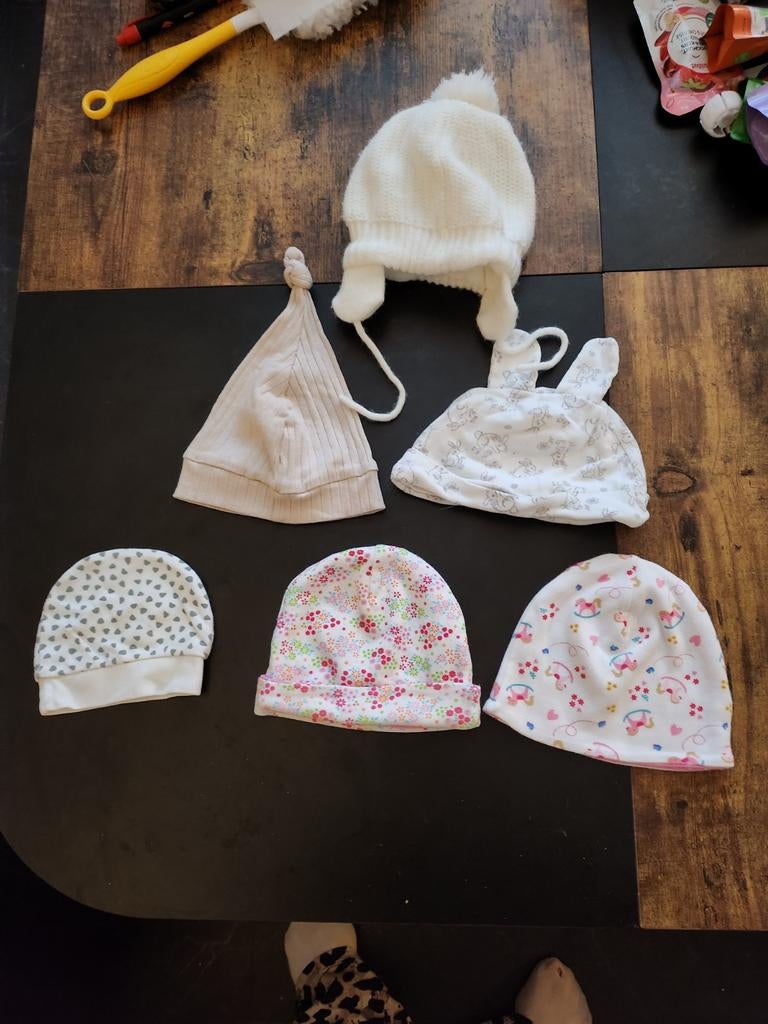 Set mutsjes, Ophalen of Verzenden, Maat 50, Jongetje of Meisje, Muts
