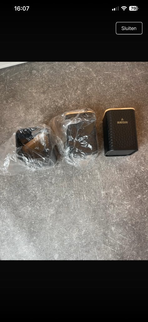 Drie voorraadbussen Buccan, Ophalen of Verzenden, Nieuw