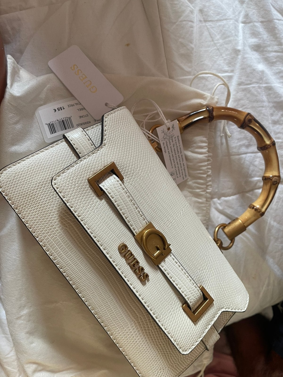 Guess tas, Ophalen, Nieuw, Wit, Handtas