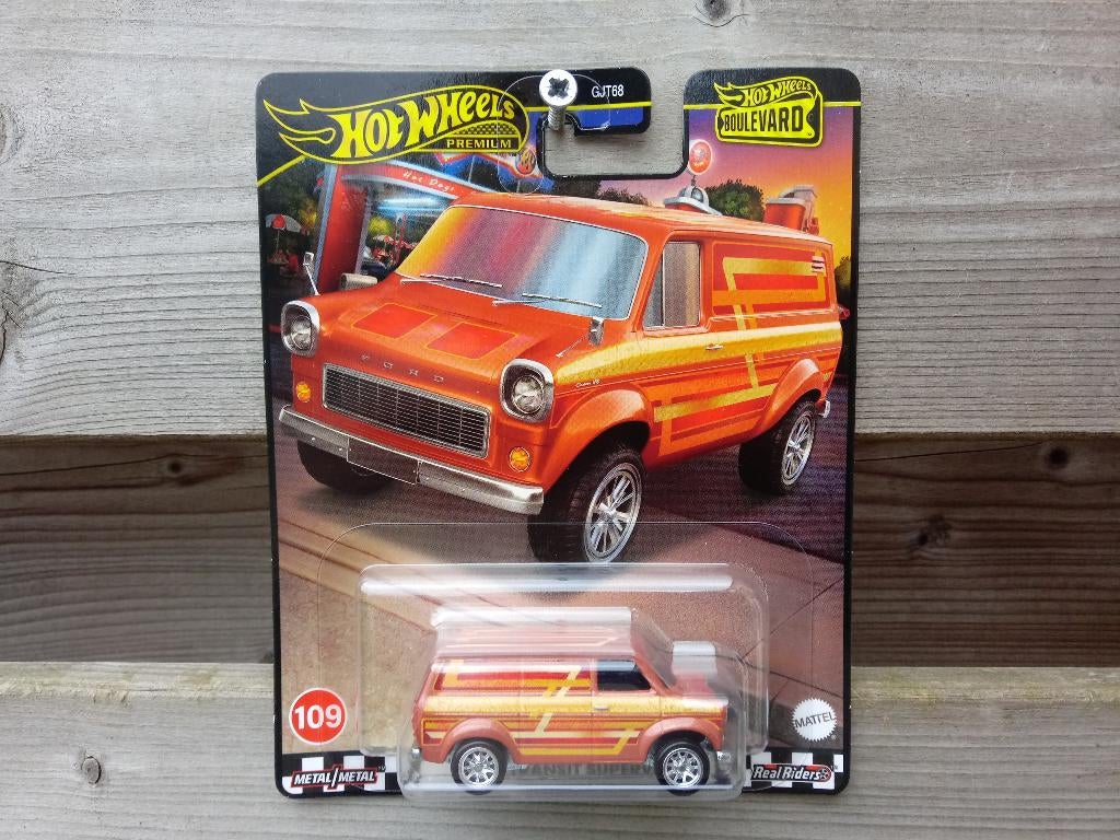 Ford Transit Supervan Hotwheels RealRiders, Hobby en Vrije tijd, Modelauto's | Overige schalen, Nieuw, Auto, Ophalen