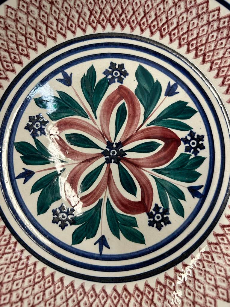 Boerenbont Rijstschaal 28cm - Societe Ceramique Maastricht, Ophalen of Verzenden