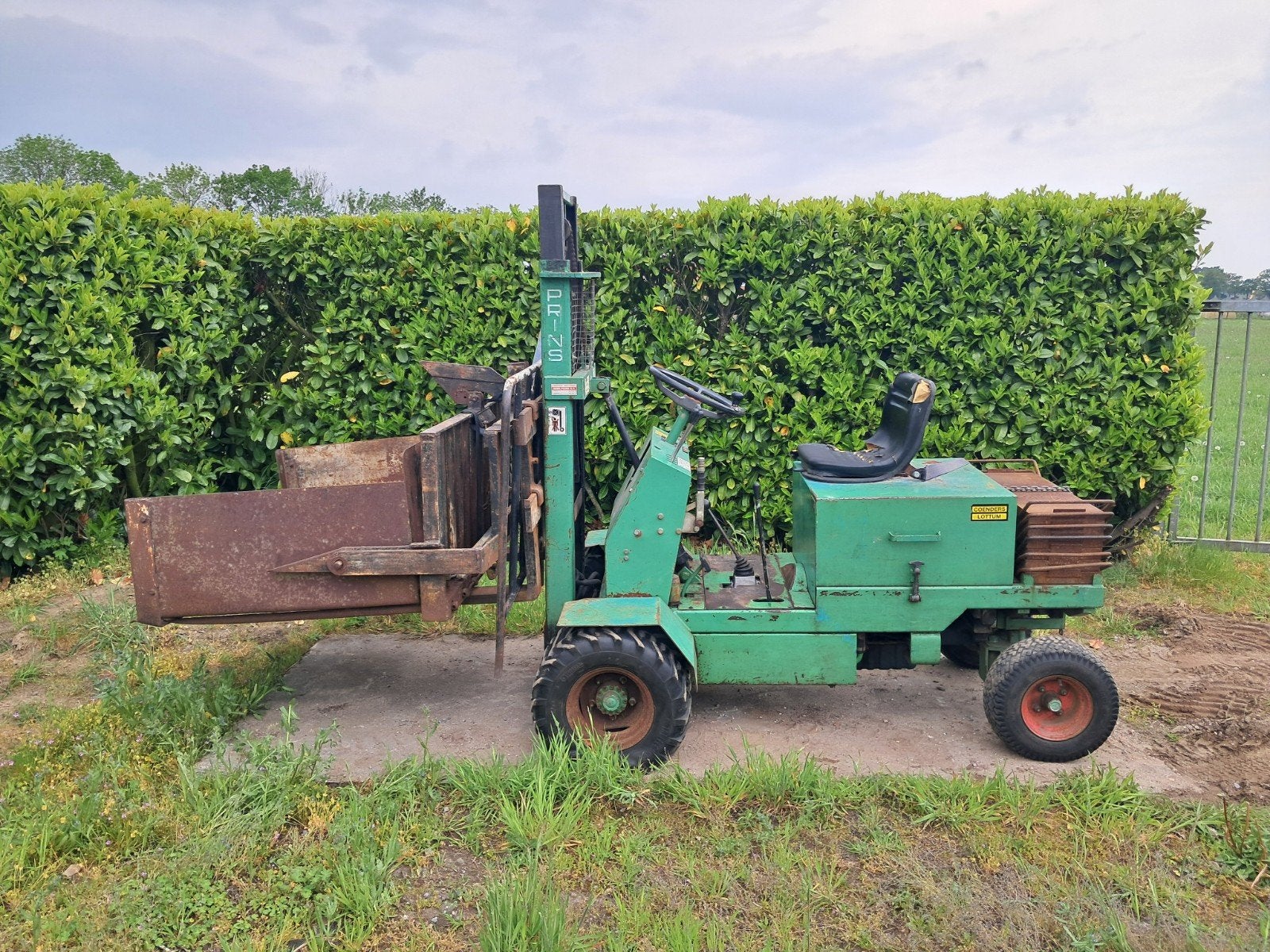Prins ruwterrein heftruck / MARGE / Kubota / Side Shift, Ophalen, Gebruikt