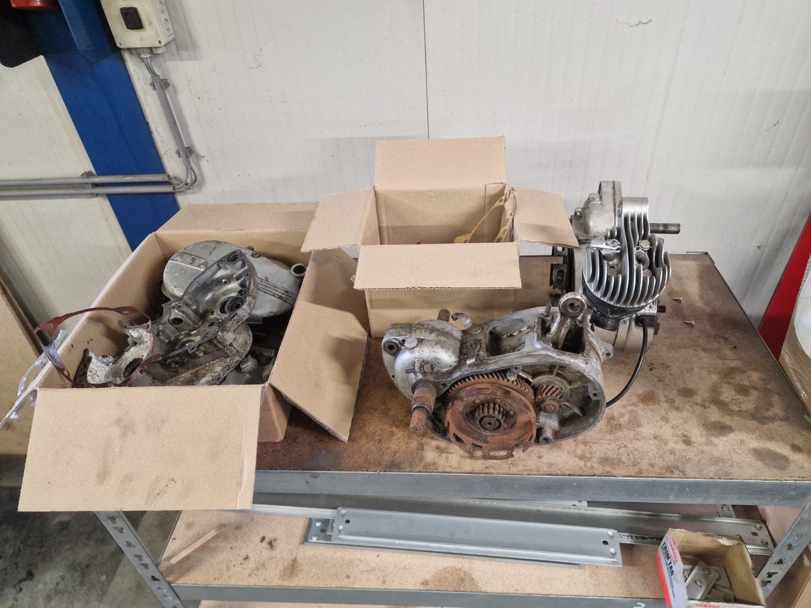 sachs 2v motorblok delen, Fietsen en Brommers, Ophalen, Gebruikt, Blok, Overige merken