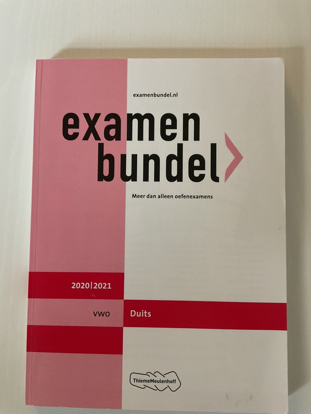Examenbundel Duits VWO 2020/2021 - ThiemeMeulenhoff, Boeken, Schoolboeken, Ophalen of Verzenden, Zo goed als nieuw, VWO, Duits