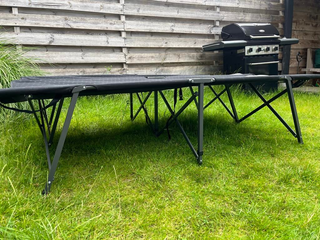Outwell Posada Dubbel Vouwbed - Volledig gereinigd, Caravans en Kamperen, Ophalen of Verzenden, Zo goed als nieuw