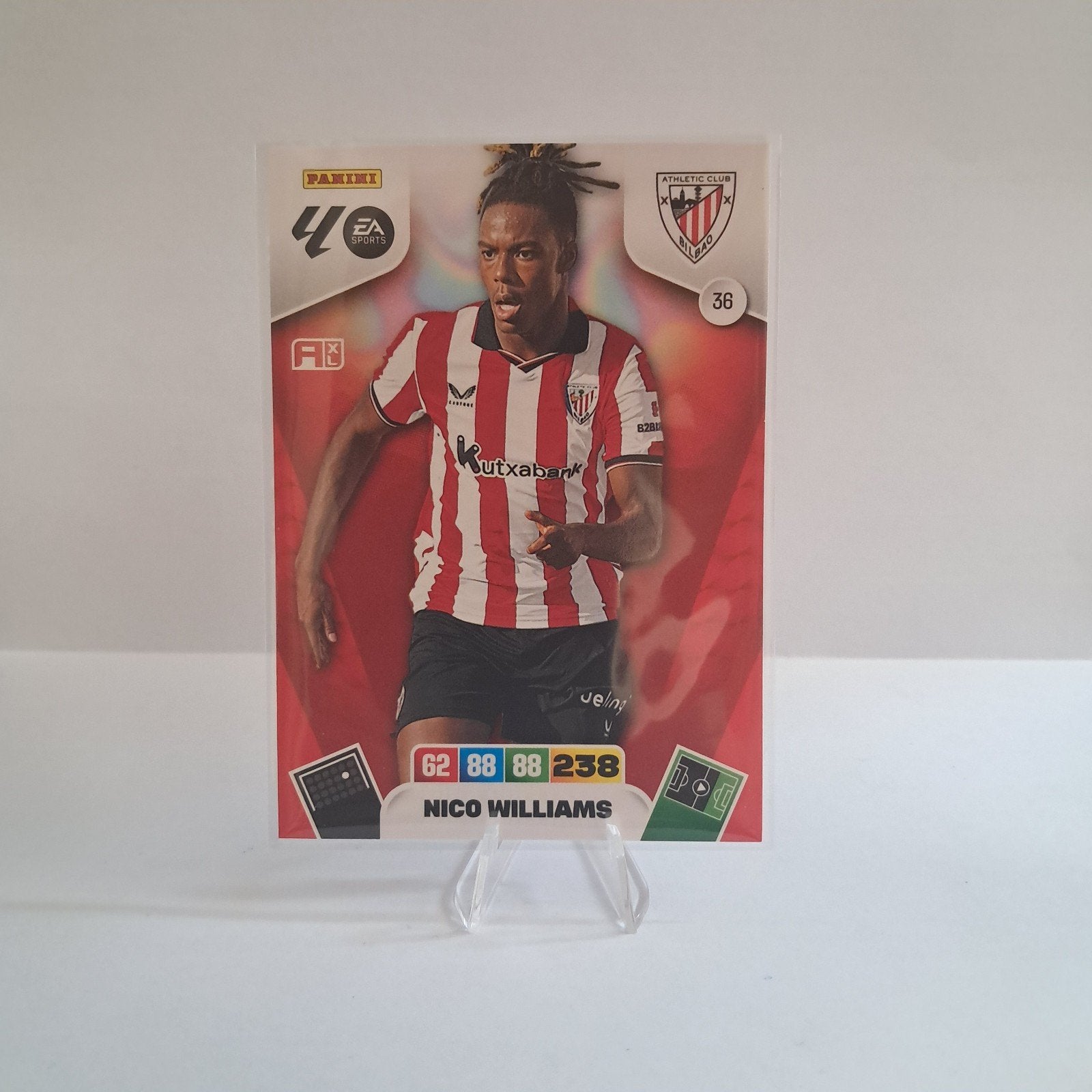 panini adrenalyn xl nico williams, Hobby en Vrije tijd, Stickers en Plaatjes, Ophalen of Verzenden, Nieuw, Plaatje