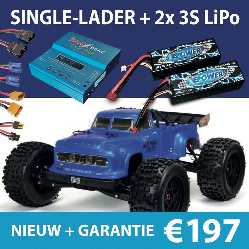 LiPo accu 3s 8600mAh hardcase voor Armma Outcast nieuw €72,-, Elektro, Nieuw, Ophalen of Verzenden, Onderdeel