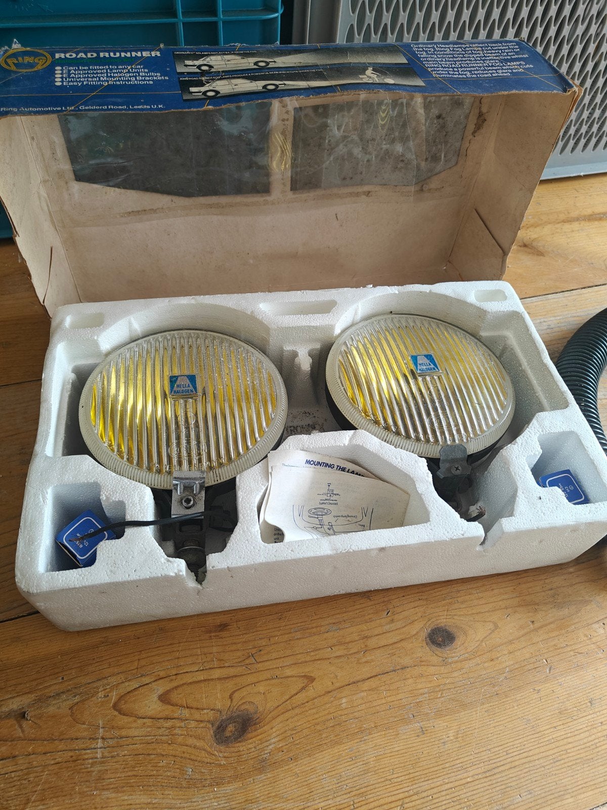 Hella Mistlampenset voor klassieker/oldtimer, Auto-onderdelen, Ophalen of Verzenden, Gebruikt, Oldtimer onderdelen
