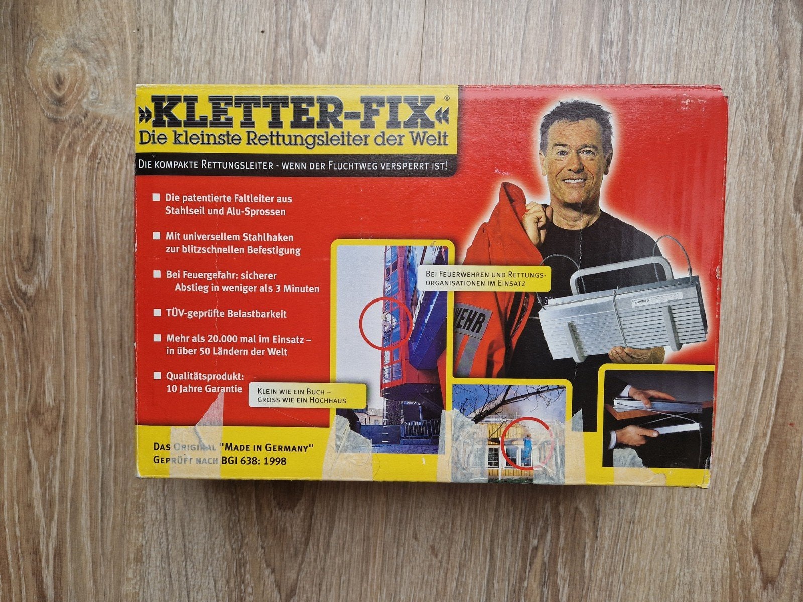 Vluchtladder 8 meter Kletter-fix, Doe-het-zelf en Verbouw, Ladders en Trappen, Ophalen, Nieuw, Ladder, Opvouwbaar of Inschuifbaar