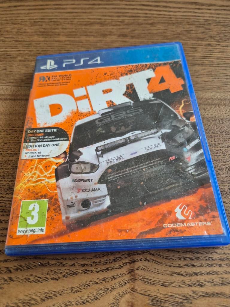 DiRT 4 PS4 - Racegame met rally-actie, Gebruikt, 1 speler, Racen en Vliegen, Ophalen of Verzenden