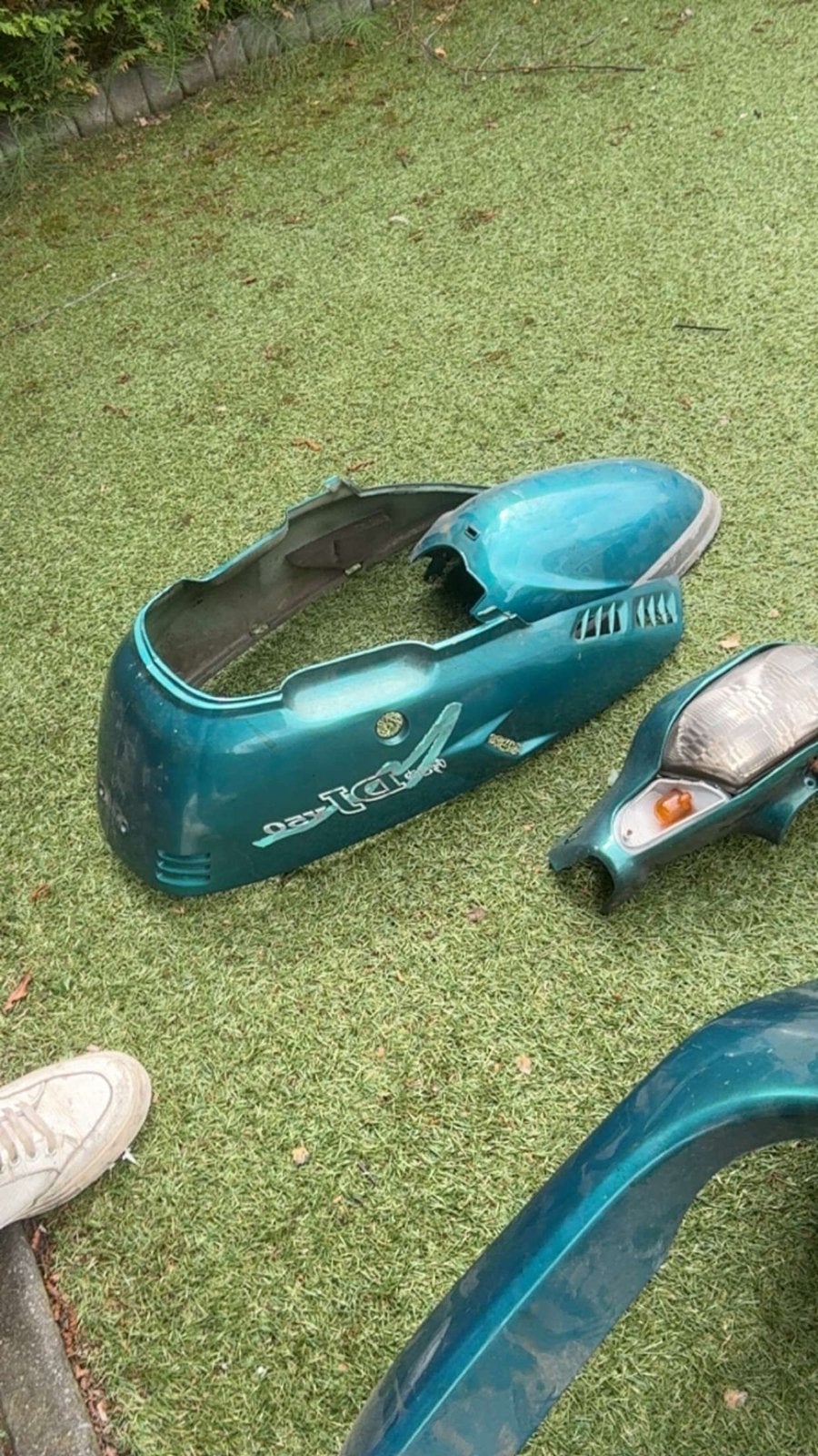 Kymco DJ Kappen Set Groen - Scooter Onderdelen, Fietsen en Brommers, Ophalen of Verzenden, Gebruikt, Kap, Kymco