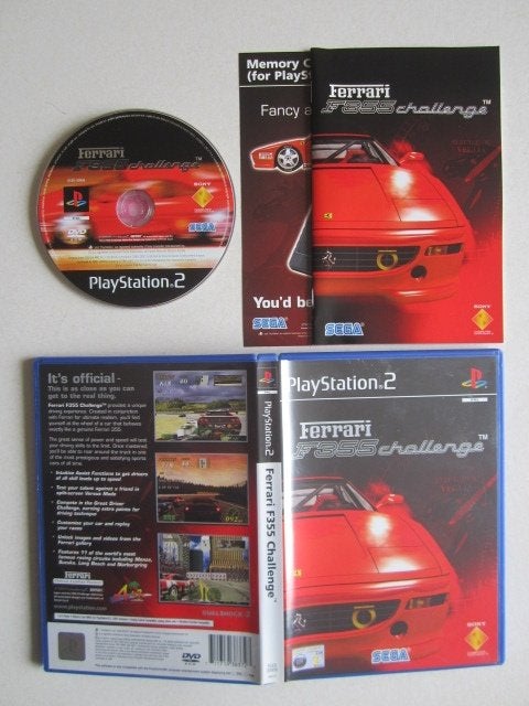 Ferrari F355 Challenge PS2 Playstation 2, 1 speler, Racen en Vliegen, Nieuw, Ophalen of Verzenden
