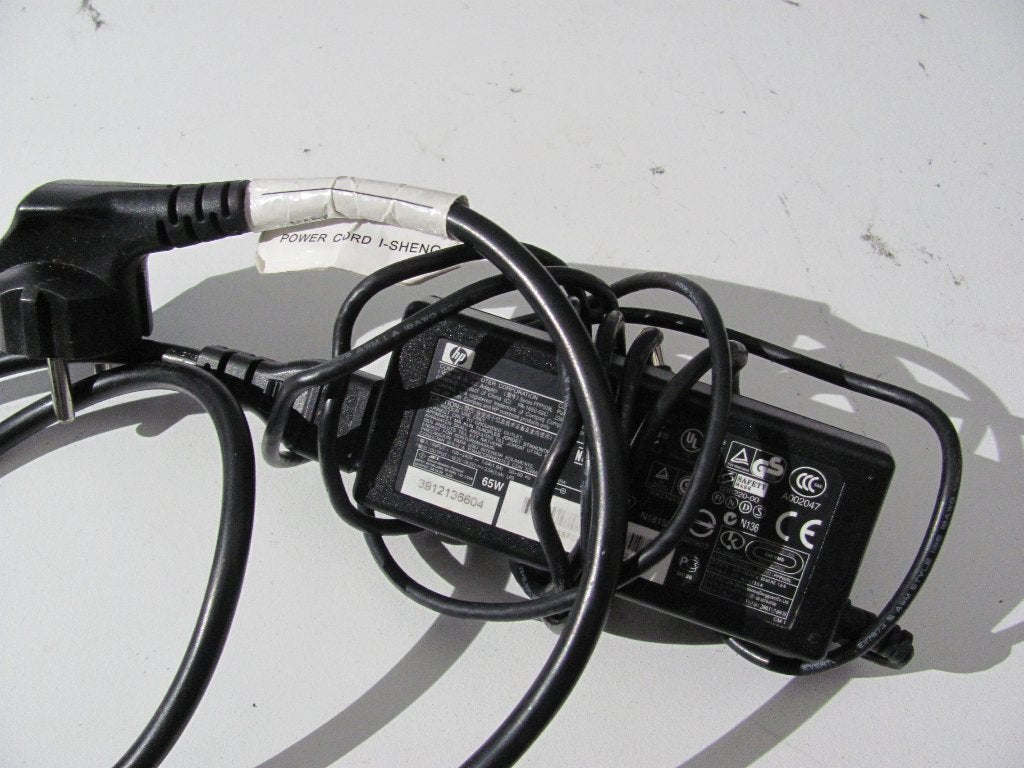 Hp 18,5v 3.5a. 65w Hp originele adapter, Computers en Software, Laptop-opladers, Ophalen of Verzenden, Gebruikt, Hp