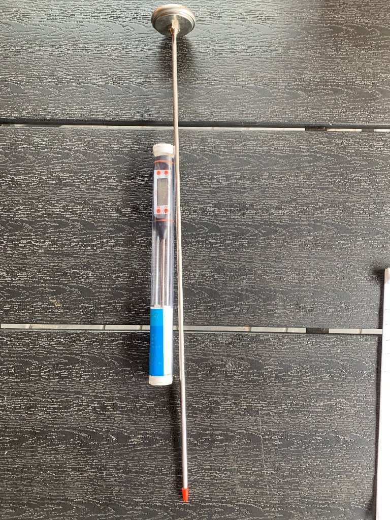 Annaloge en digitale thermometer, Ophalen, Gebruikt