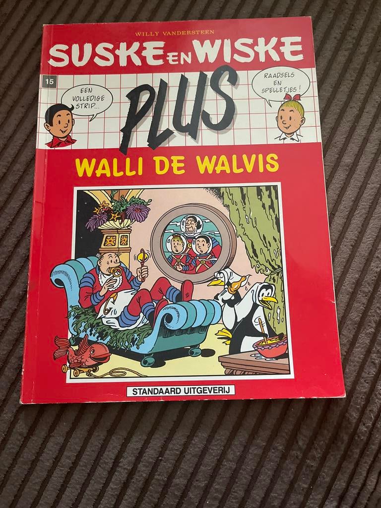 Suske en Wiske Plus 15 - Walli de Walvis, Eén stripboek, Ophalen of Verzenden, Gelezen