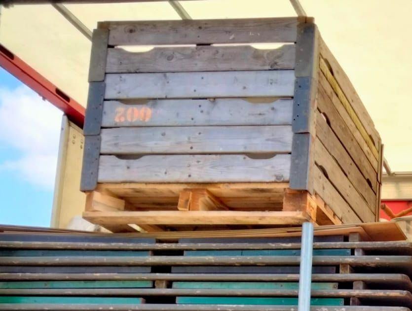 Palletranden/Kisten, Ophalen, Gebruikt, 100 cm of meer, Opvouwbaar