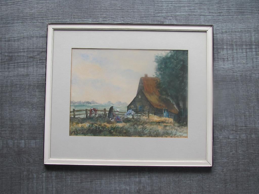 Jan Roodzand Tholen (1857-1931) - olieverfschilderij, Ophalen of Verzenden