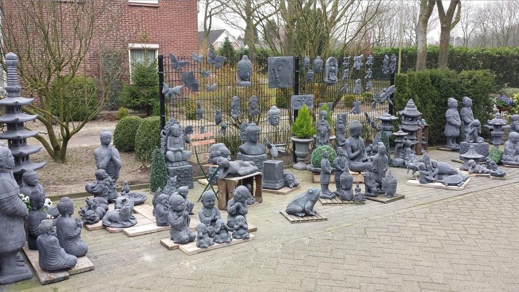 set (2) Zeepaardjes, Ophalen, Nieuw, Beton, Dierenbeeld