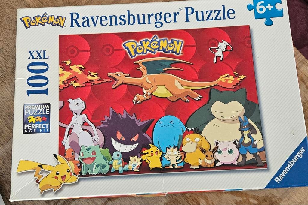 Pokemon puzzel 100 stukjes, Ophalen of Verzenden, Meer dan 50 stukjes, 6 jaar of ouder