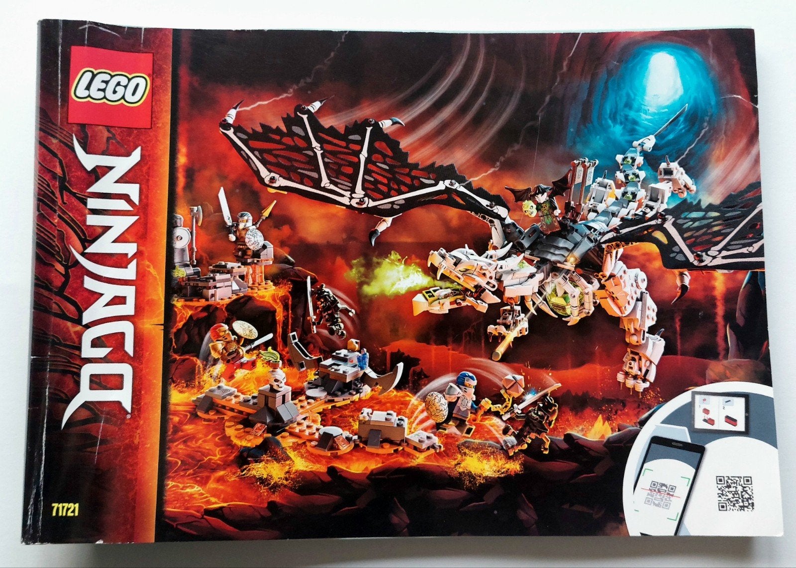 LEGO Ninjago 71721 Schedeldraak - Zeldzame set, Gebruikt, Lego, Ophalen of Verzenden, Inclusief instructies