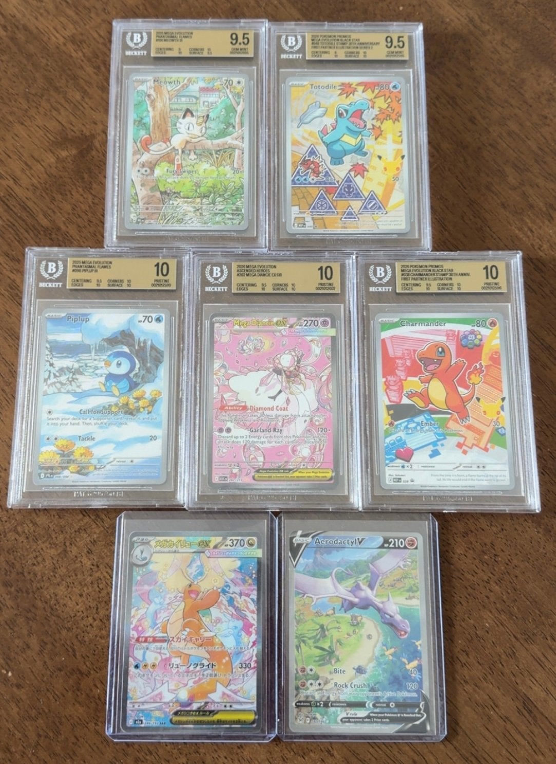 Pokémon collectie BGS 10 / 9.5 + singles, Ophalen of Verzenden, Zo goed als nieuw, Meerdere kaarten