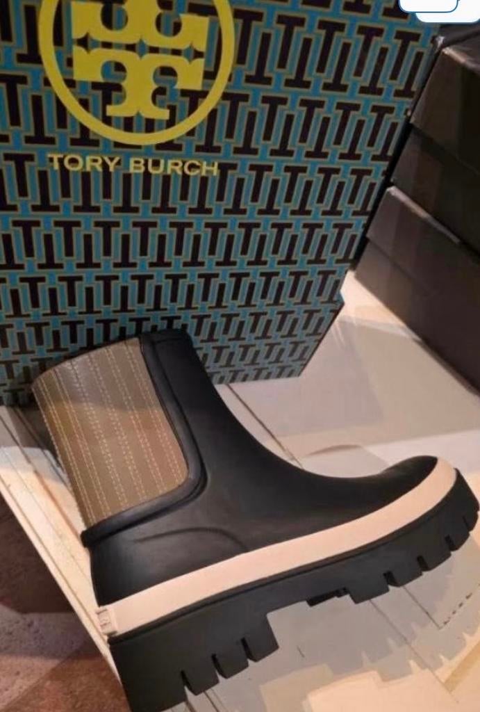 Nieuw Exclusieve Laarzen TORY BURCH (41), Kleding | Dames, Schoenen, Ophalen of Verzenden, Zo goed als nieuw, Zwart, Hoge laarzen