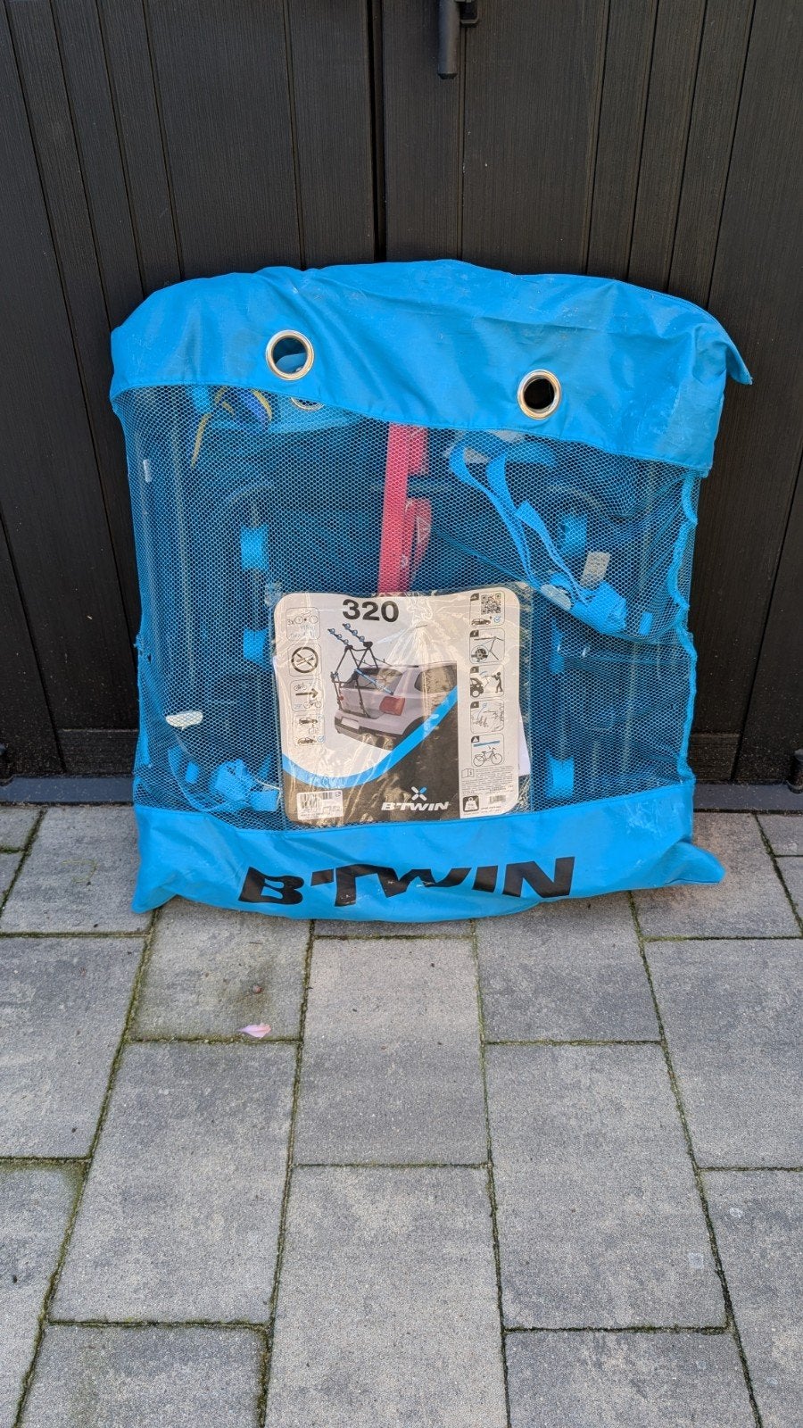 B'Twin 320 Fietsendrager - voor auto's zonder trekhaak, Ophalen, Gebruikt