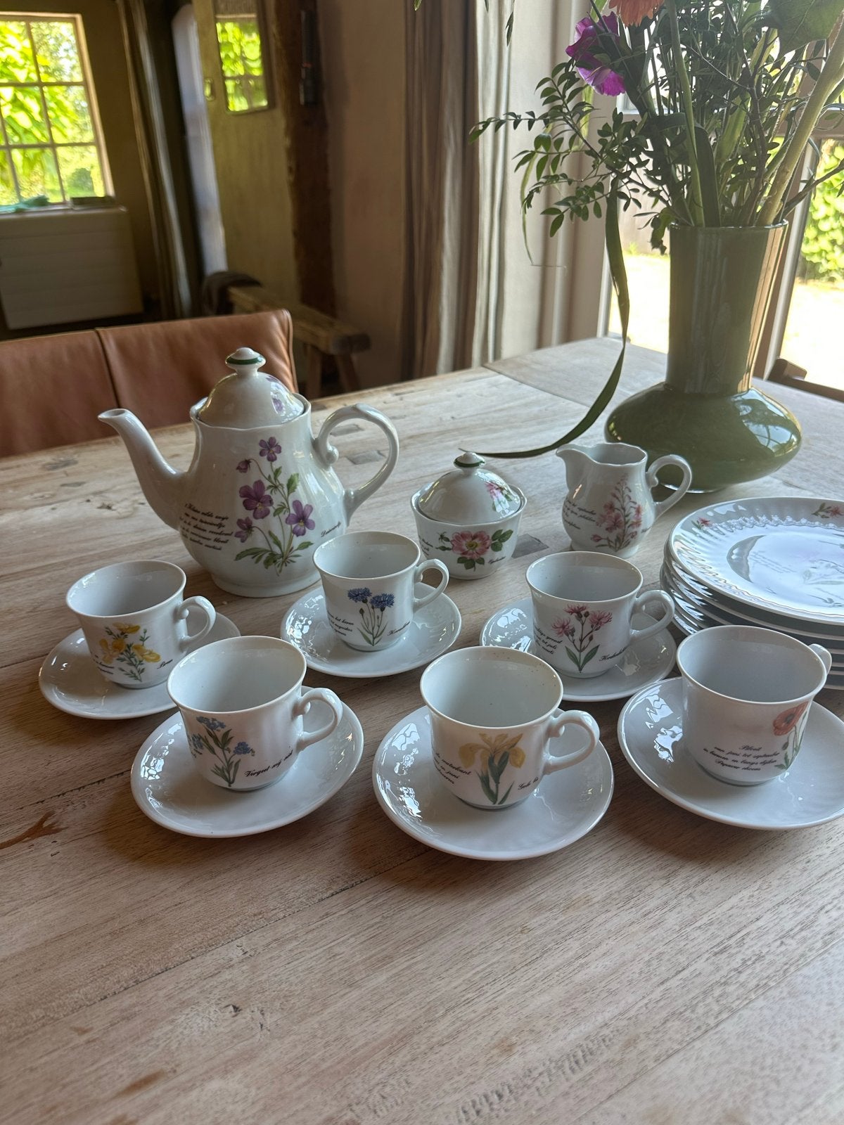 Marjolein Bastin theeservies/ontbijtservies porselein, Ophalen of Verzenden, Zo goed als nieuw, Overige stijlen, Porselein