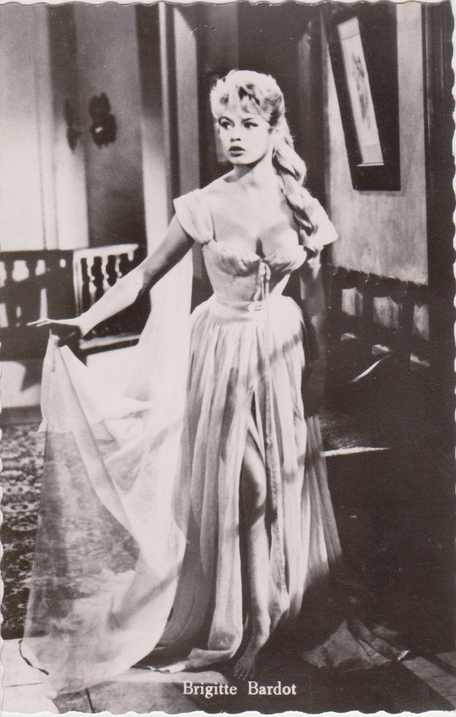 Filmsterren ansichtkaart Brigitte Bardot, Verzenden, 1940 tot 1960, Ongelopen, Sterren en Beroemdheden