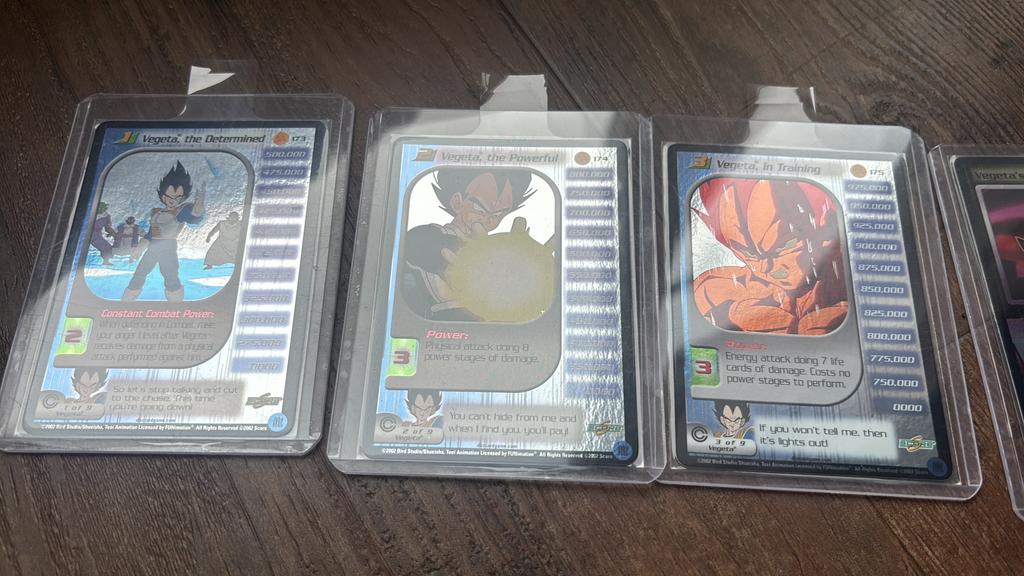 Vegeta trio Trunks saga limited foil, Ophalen of Verzenden, Zo goed als nieuw, Foil
